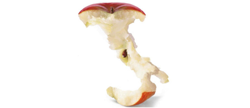 Italia mela mangiata